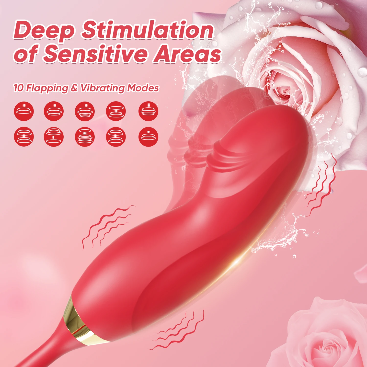 2024 Bitting Oral Vibrator  for Women Clitoris Stimulator with Wiggle Finger Vibrating Egg Female Masturbation Sex Toy for Women