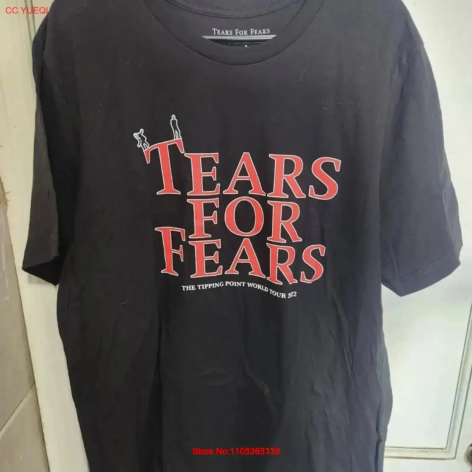 Tears For Fears Band Tipping Point 2022 T Shirt Concerts 5XL Reprint AR490 vintage Washed designer clothes graphic Casual