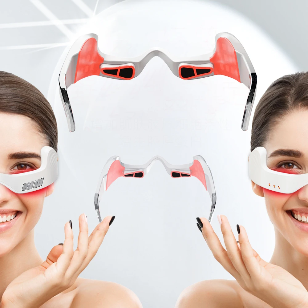 

Smart Library 4D Reduce Fatigue Dark Circles Eyelift Massager 650nm Under Eye Red Light Device For Under Eye Bags With M