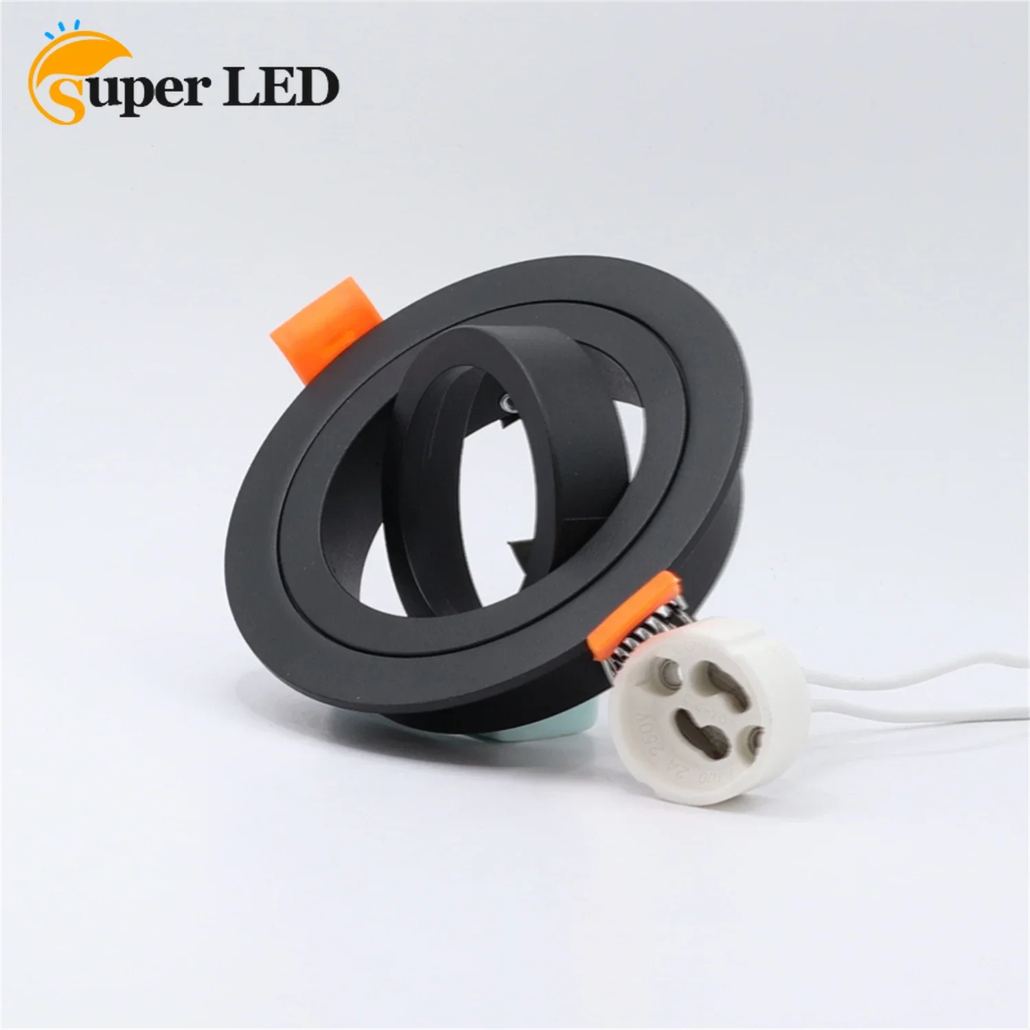 Surface Spotlight Eyeball Fitting/Casing GU10/MR16 Holder Adjustable Light Ceiling Light