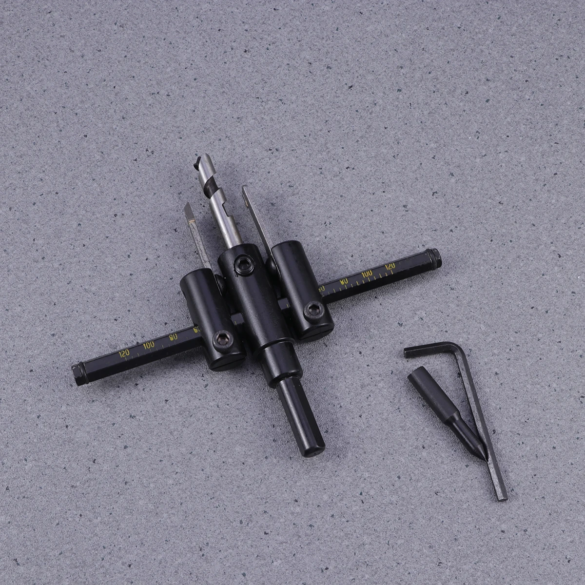 

Woodworking Hole Saw Opener Tool Drill Bit Aircraft Plasterboard Round Smooth Adjustable Diameter Durability Polishing