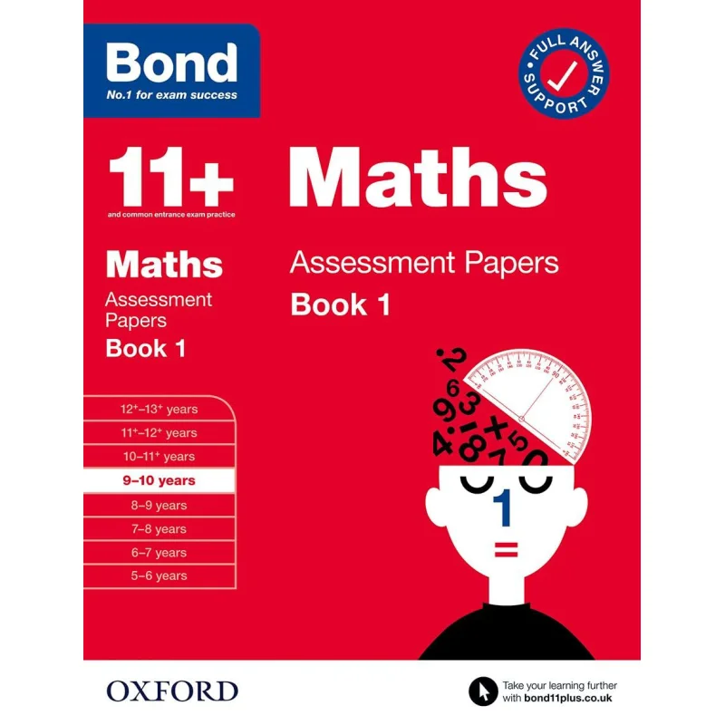 

BOND 11 ASSESSMENT PAPERS MATH 910 BK1 Bond 11 Oxford University Press 9780192776457 Book