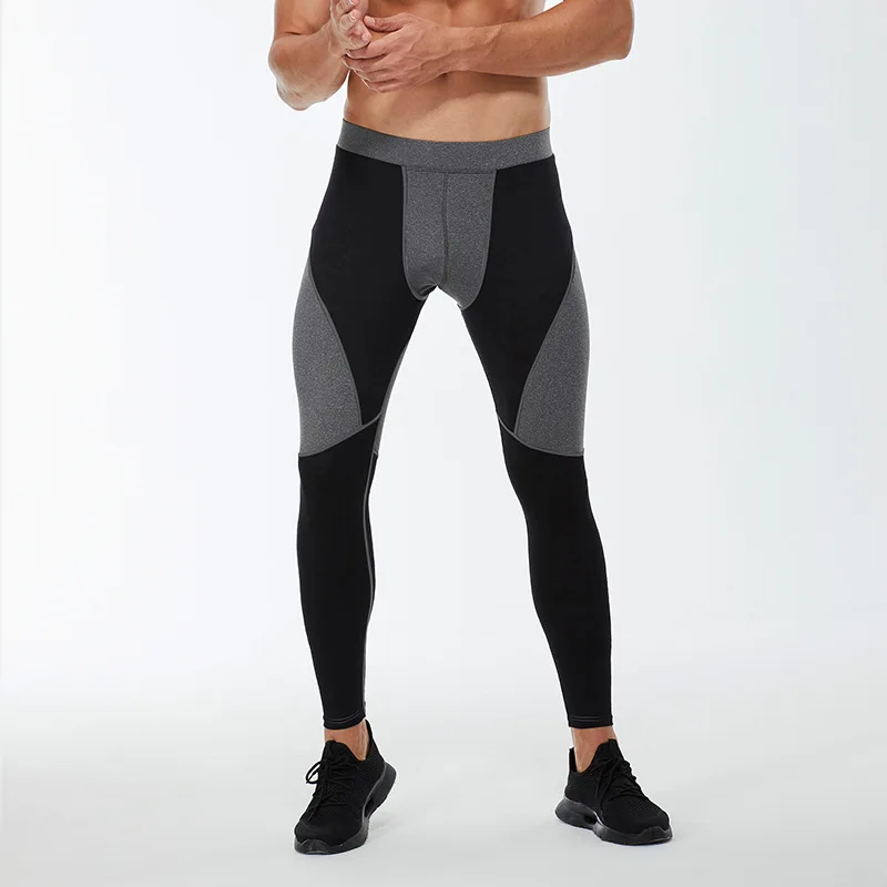 

Fanceey Men's Camouflage Sports Tights Winter High-Elastic Running Pants Quick-Dry Training Gym Tights for Men with Phone Pocket