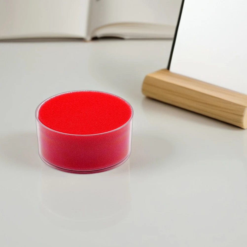 

4 Pcs Finger Painting Sponge Moistener for Sorting Paper Bank Counting Desktop Grip Fingertip