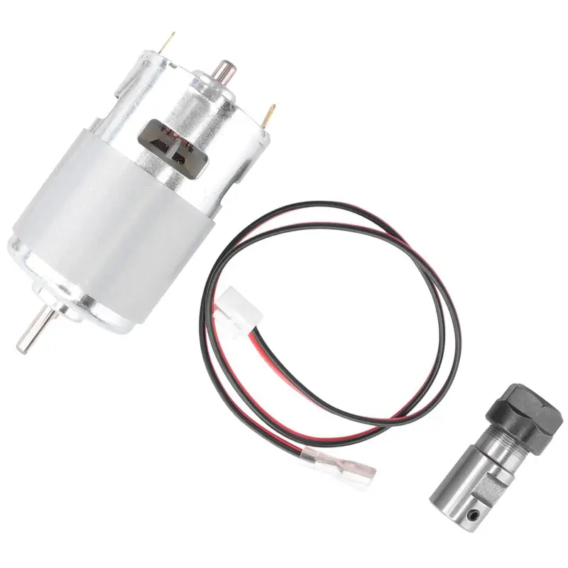 

B50C 775 Spindle Motor With ER11 Collet & Connection Line, 24V 20000 R/Min,Fit For CNC 3018 Series Carving Machine