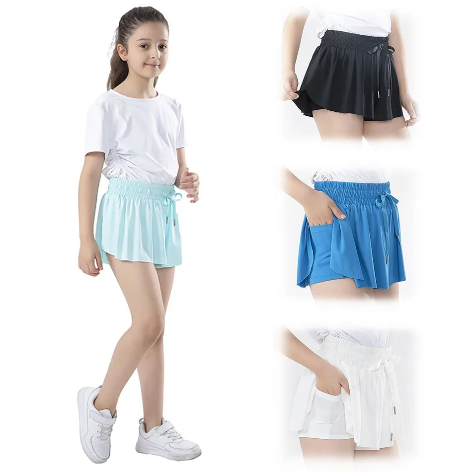 

Family Fun in Style Women Tennis Shorts with Pockets for Mom and Child Ideal for Running and Outdoor Activities Kids Shorts