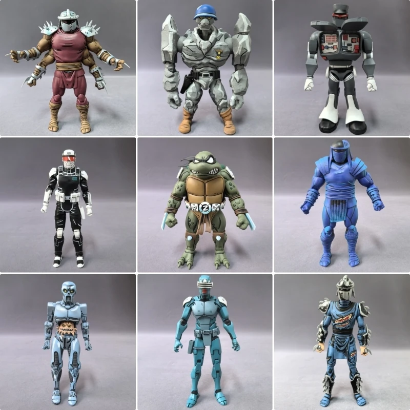 

Hot In Stock Neca Ninja Turtle Iron Blood Alien Inch Joint Movable Doll Figurine Anime Toy Model Collection ornamen Gift