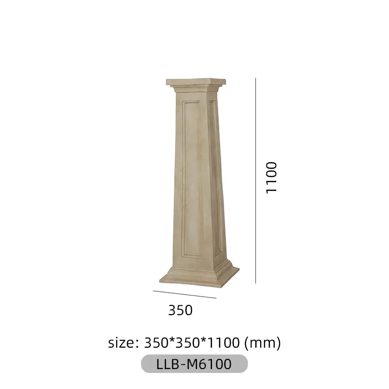 YY Chinese Style Living Room European Style Roman Column Decorative Sculpture Table Floor Ornaments