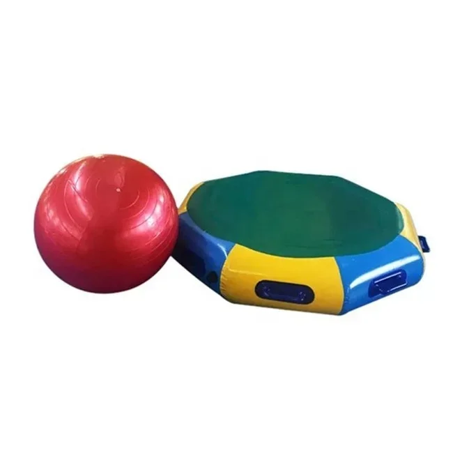 Fun Sports Props Inflatable Thunder Drum for Outdoor Games / Team Building Game Inflatable Floating Ball for Kids and Adults