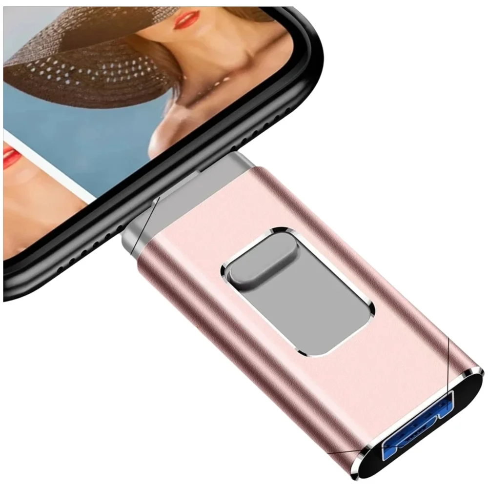 Für iPhone 512GB USB-Stick 256G 128GB USB 3.0 Speichersticks Externer Speicher Pen Drive für Handy Android PC Kopieren von Fotos Videos Dateien