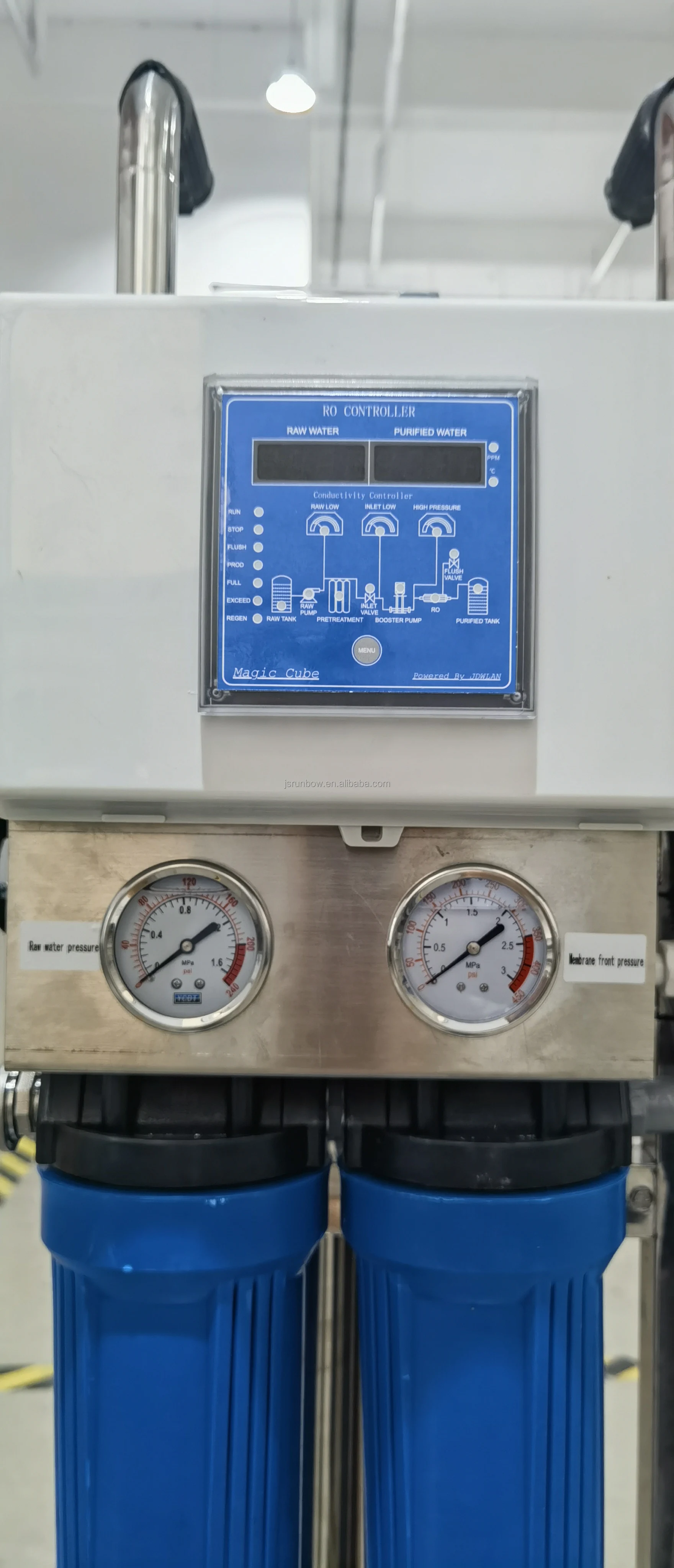 500L/H Hand Push Window Glass Washer Mobile Reverse Osmosis For Outdoor Window Washing Car Washing Reverse Osmosis System