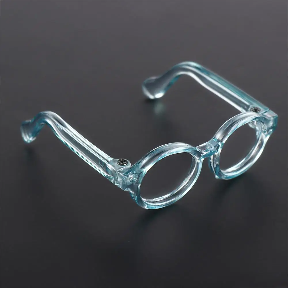 Schöne Kunststoff-Mini-Brille, mehrfarbig, Miniatur-Zubehör, Brillen für Kinder