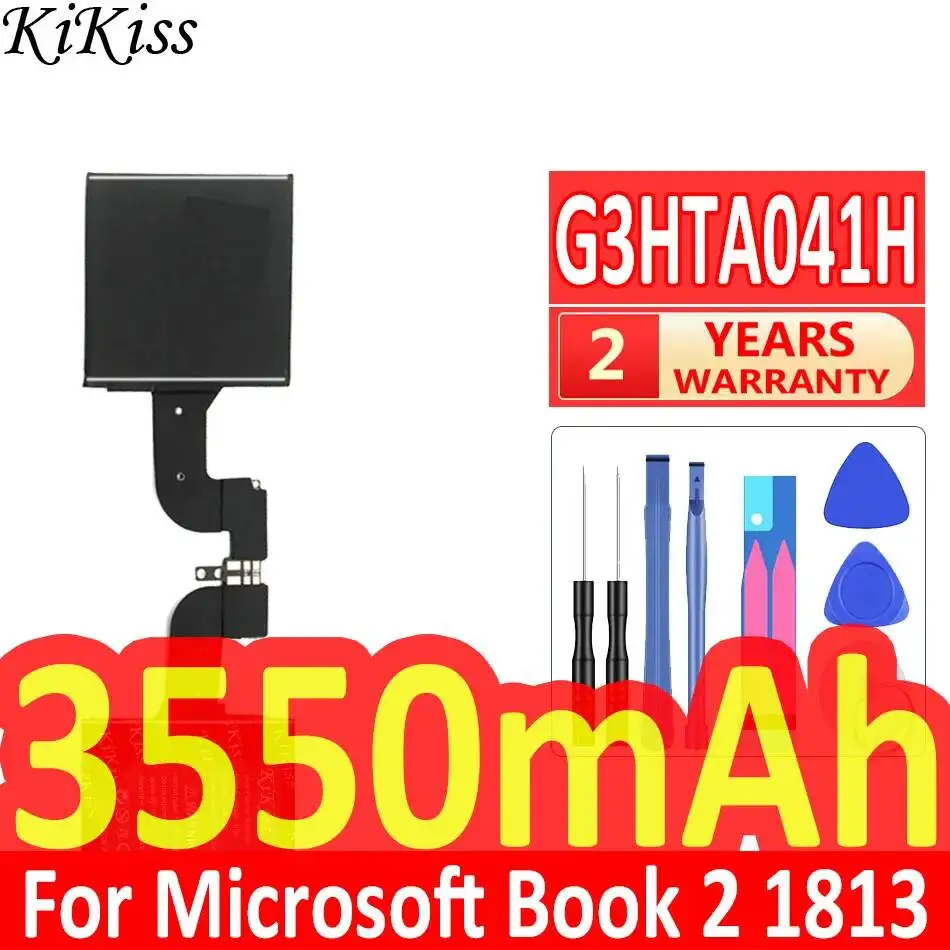 High-Capacity For Microsoft Surface Book 2 2nd 1813 15 Inch Keyboard G3HTA040H G3HTA041H Tablet Battery Stable 3550mAh