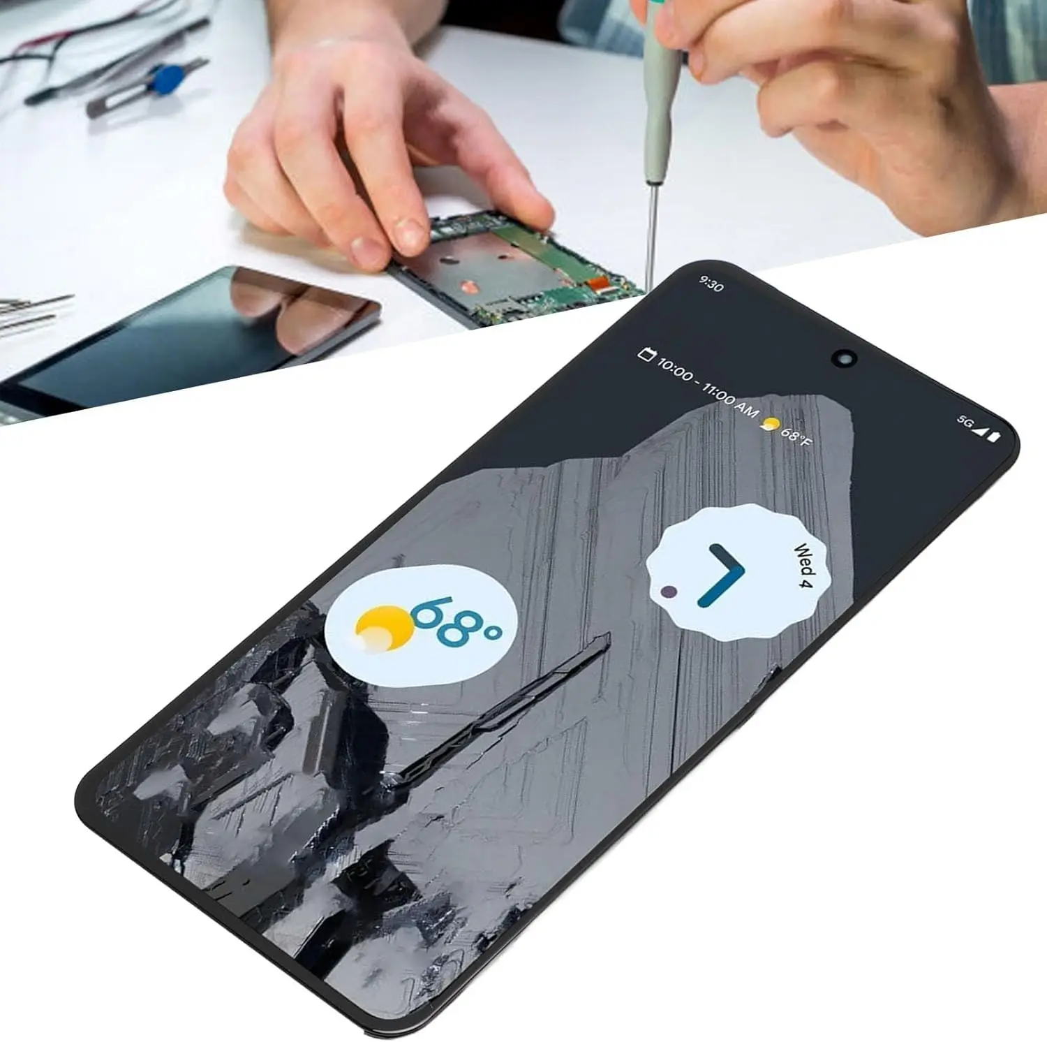 6.7 Inch OLED For Google Pixel 8 Pro Screen Replacement Touch LCD Screen Digitizer Assembly For Pixel 8 Pro Display GC3VE G1MNW