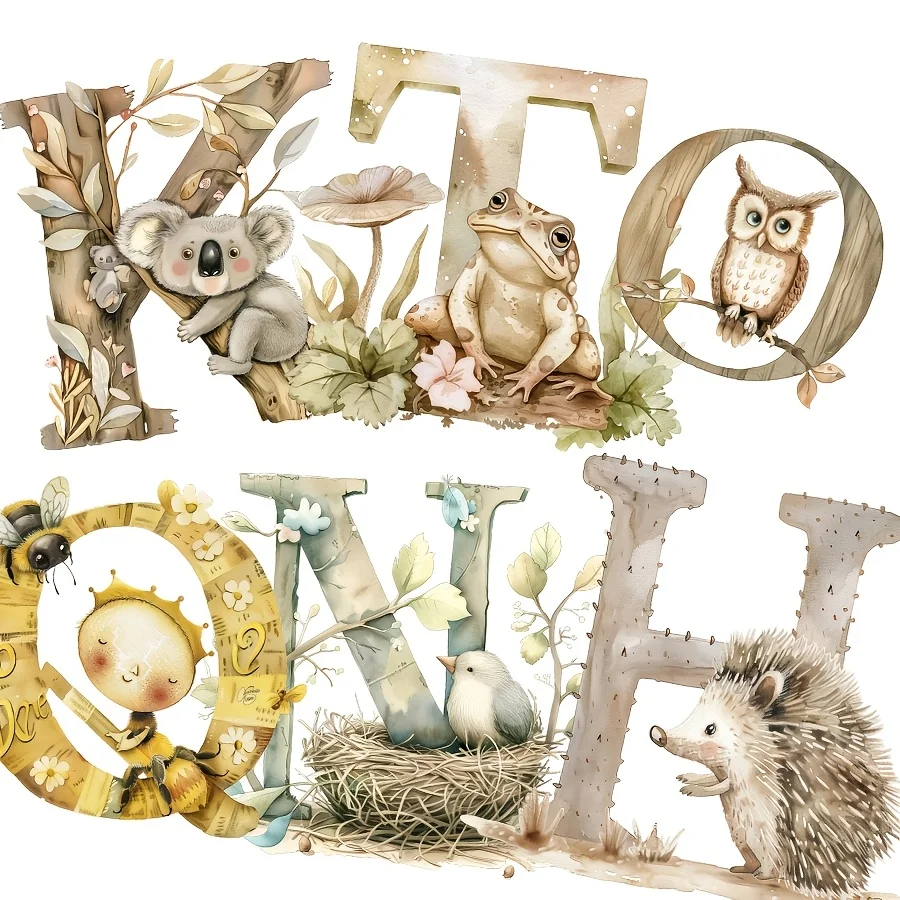 87–99 Stück Aufkleber mit Tieren, Wald, Alphabet, Meeresbewohner, Stricken, für Grußkarten, Scrapbooking, Papierhandwerk, Junk – Detail 2