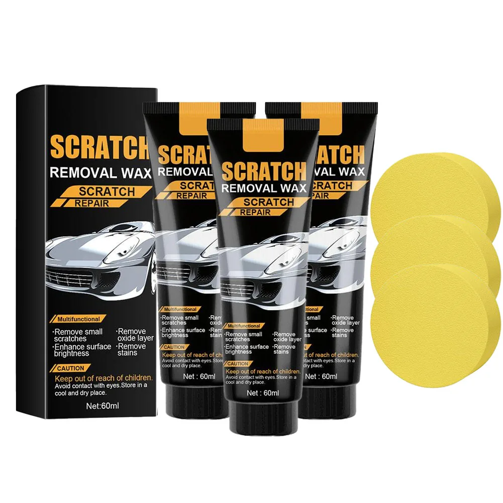 Car Scratch Repair Paste Car Paint Repair Polish Wax Surface Oxide Layers Stains Repairs Universal Auto Care Repair Renew Gloss