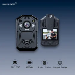 S21J SHARPWITNESS BODY WORN CAMERA 1296P 64GB 3500MAH BIG BATTERY LONG RECORDING TIME AUDIO VIDEO RECORDING  Mini body camera