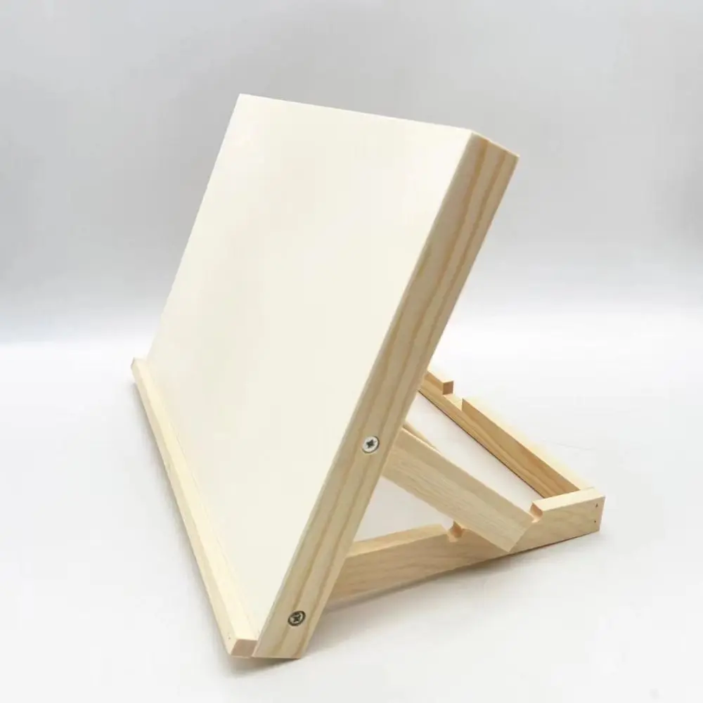 

Multifunctional Wooden Table Easel Adjustable Angle Foldable Sketching Board Solid Wood Portable Painting Holder Art Students