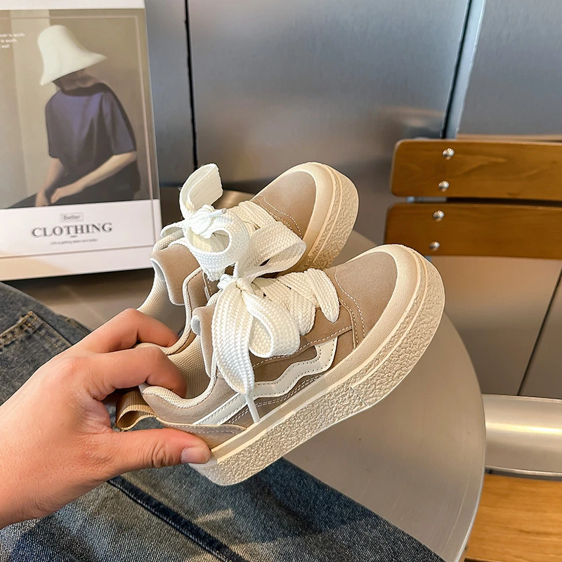 Children's striped canvas shoes Performance shoes for boys toddler girls platform shoes tennis Spring and autumn