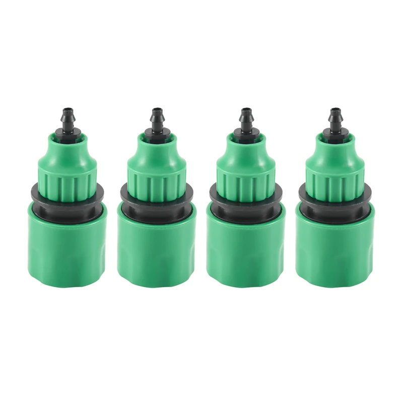 

New Garden Hose Pipe One Way Adapter Tap Connector Fitting For Irrigation 4-Pack