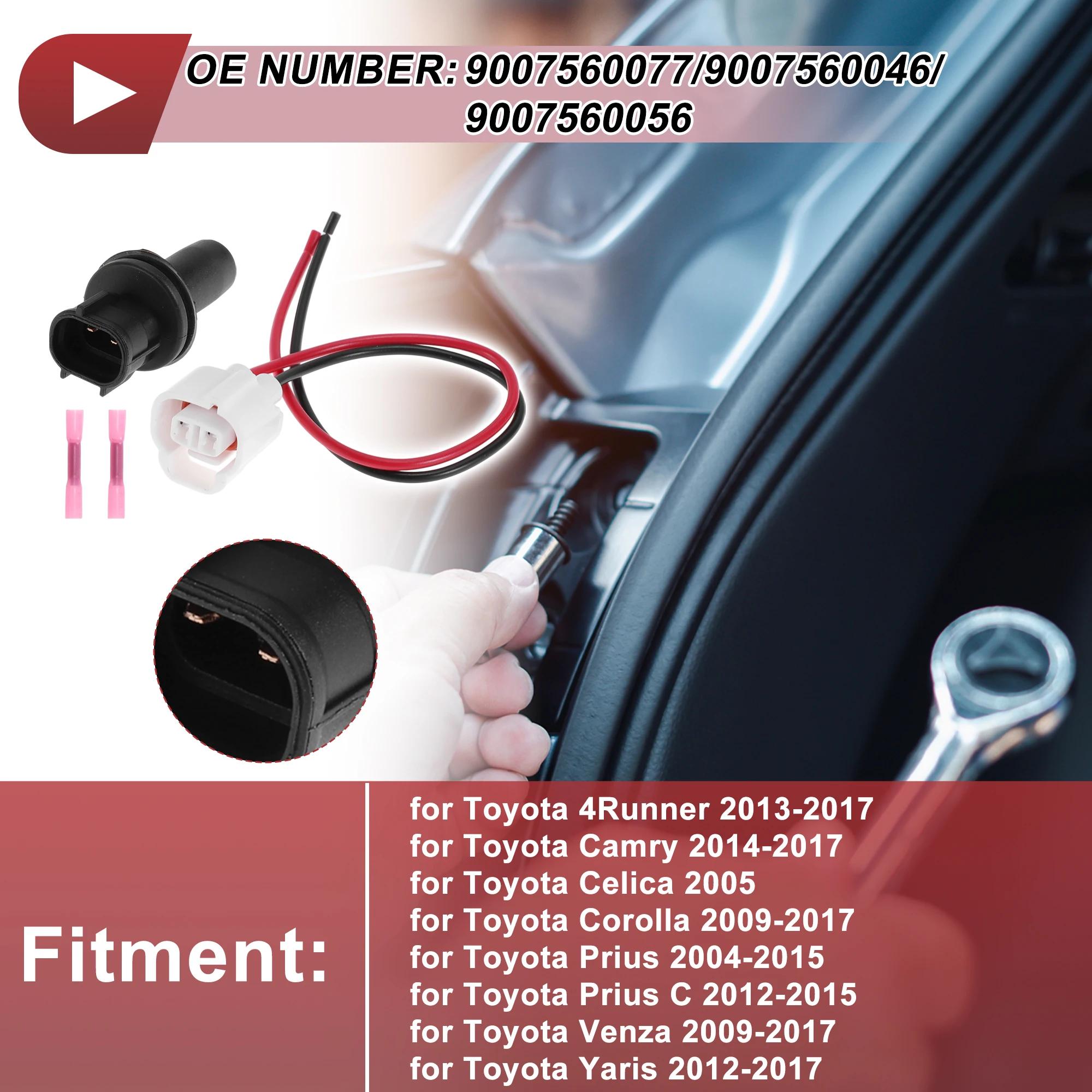 

X Autohaux Проводка бокового габаритного фонаря для Toyota 4Runner 2013-2017 No 9007560077