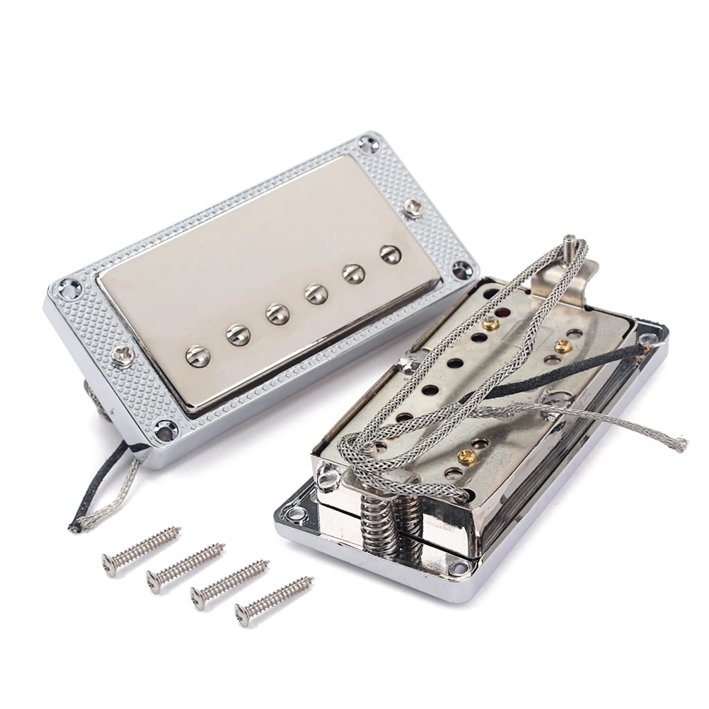 

2PCS/ Set Guitar Sealed Humbucker Pickups Single Coil Bridge Pickup Neck Pickup Cover for Electric Guitars with