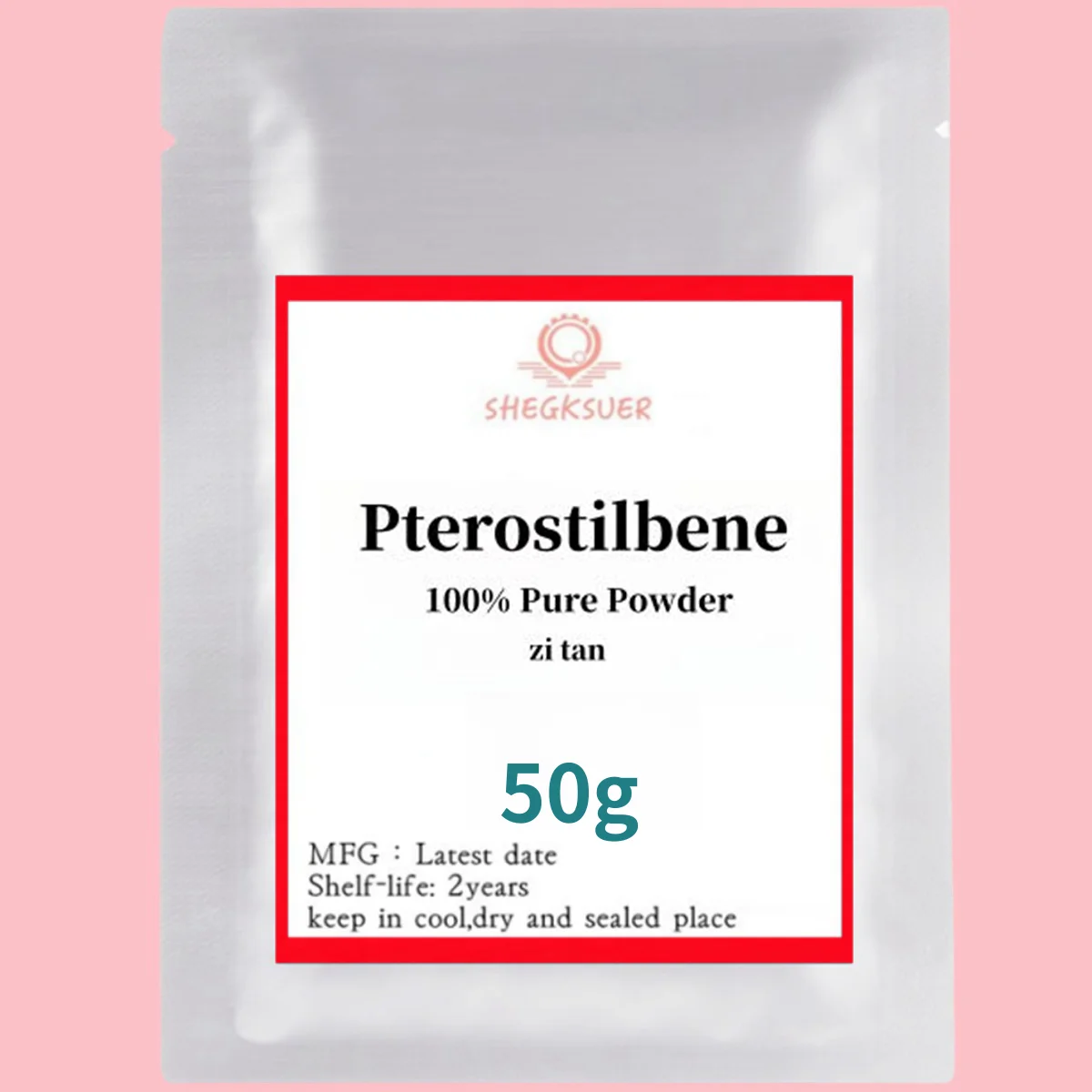 คุณภาพสูง 50g-1000g Pterostilbene Anti Aging And Whitening, จัดส่งฟรี