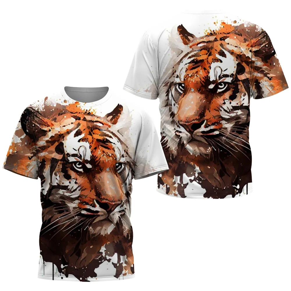 Summer men's T-shirt Fashion 3D three-dimensional printing street casual T-shirt summer high quality breathable tops large size