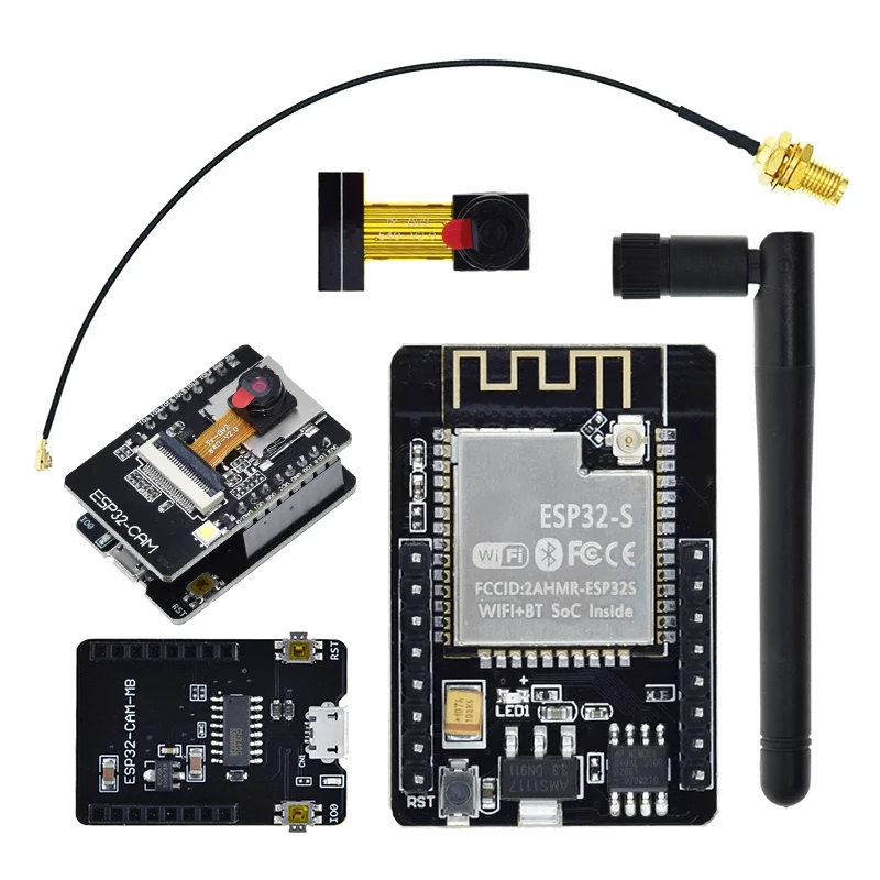 Scheda ESP32 CAM WiFi Bluetooth Con OV3660 – Fotocamera 2MP, Antenna IPEX, Slot TF, Compatibile Arduino