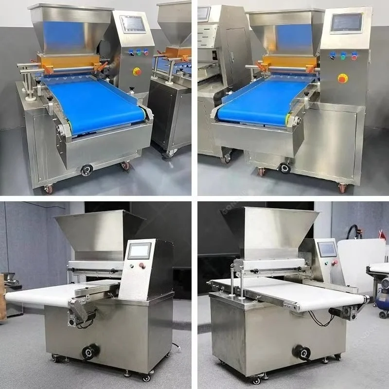 Customized Automatic Center Filling Machine for French Macaron Tiramisu Mini Cup Cake Forming Production Line
