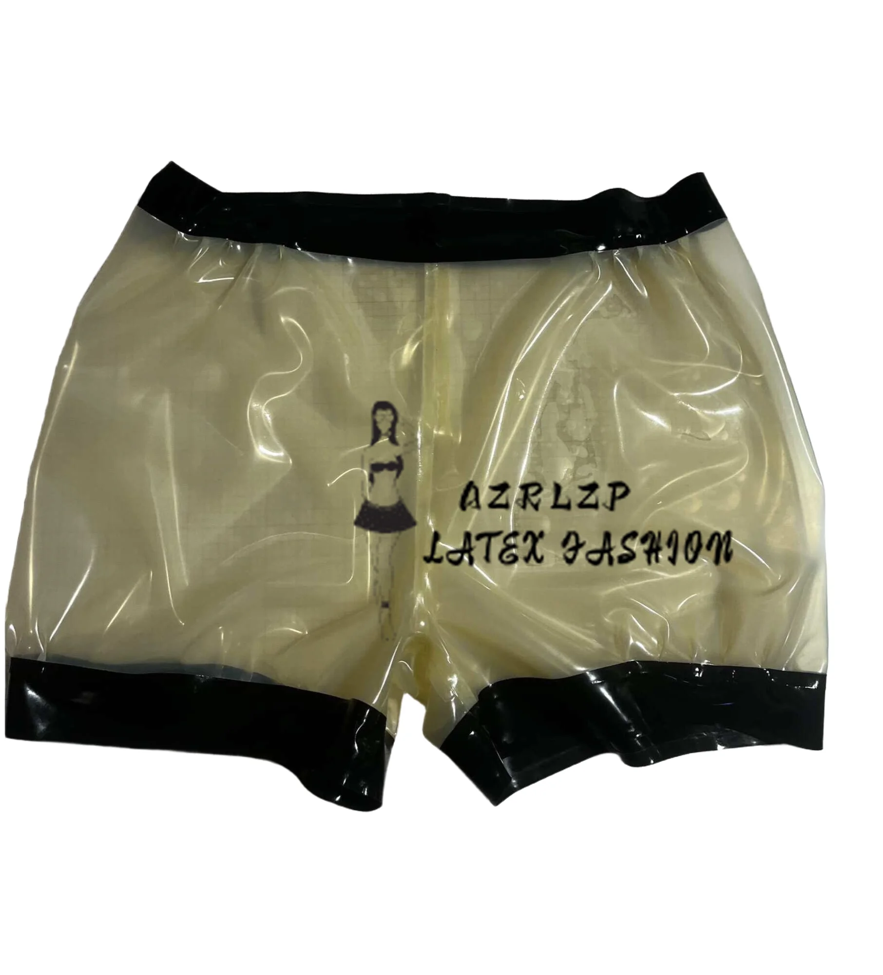 

Унисекс прозрачные латексные шорты/боксеры.