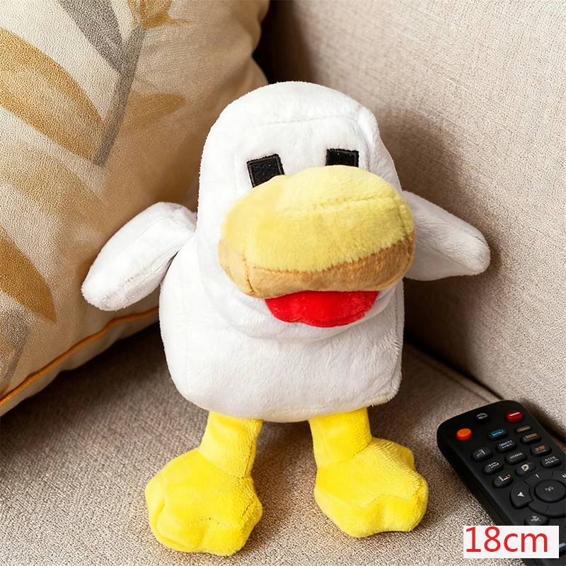 18 سنتيمتر الدجاج ألعاب من نسيج مخملي لطيف محشوة لينة ديكور دمية الأطفال هدية ملحقات الفيلم #1