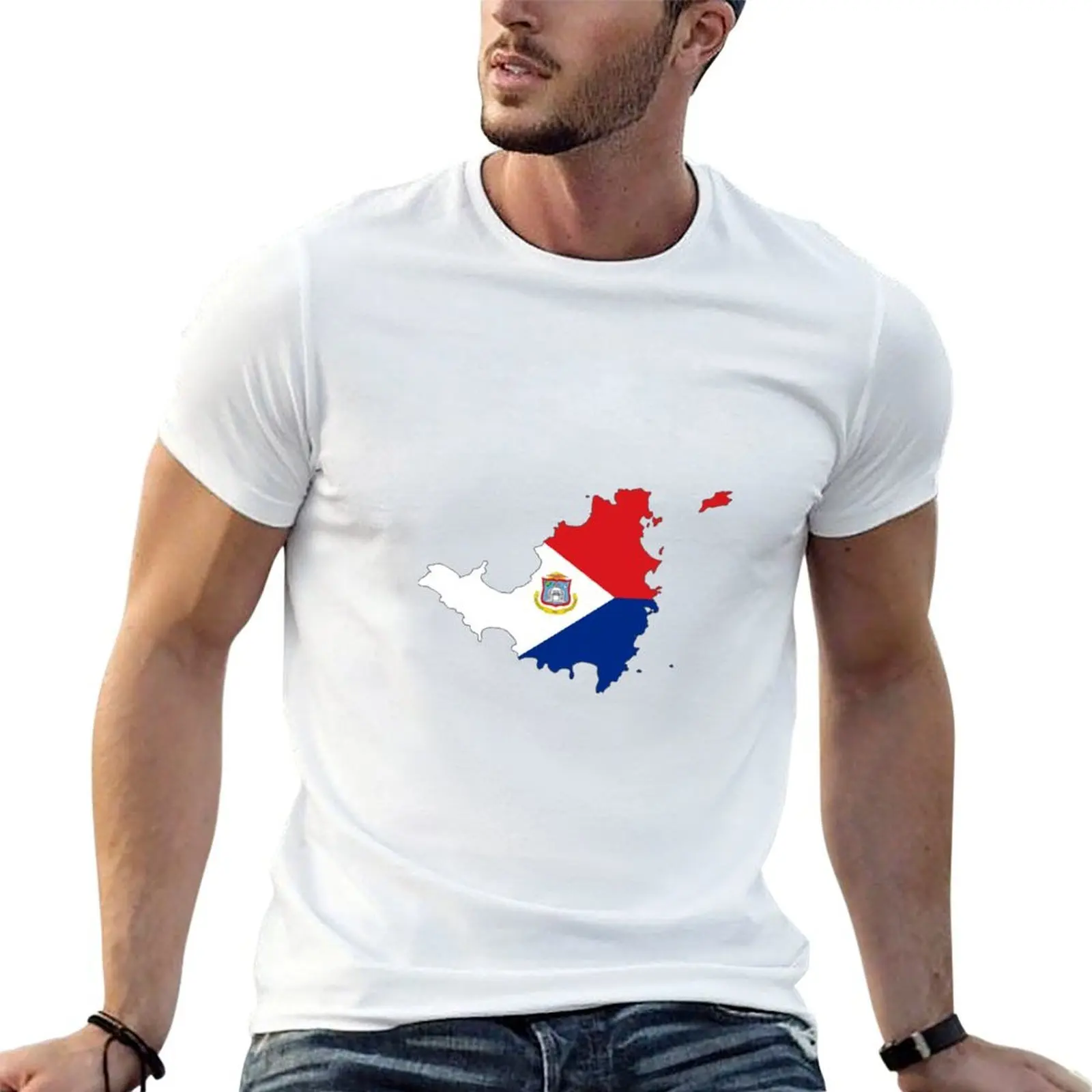 

Saint-Martin T-Shirt t shirt man cotton g man t shirts for men man t shirt summer T-shirt