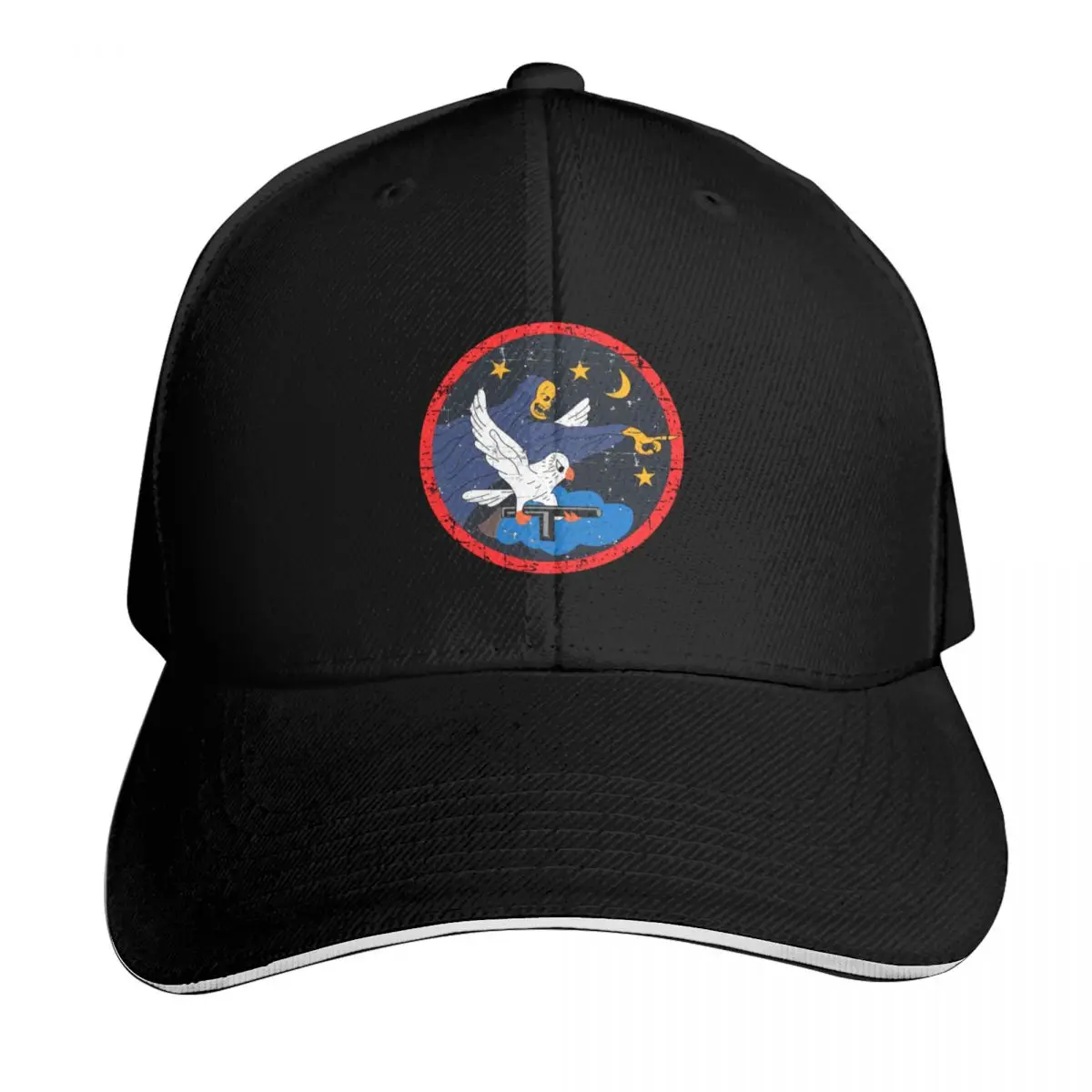 USAF - 416th Night Fighter Squadron - Grunge Style Baseball Cap hiking hat Snapback Cap Sunscreen Mountaineering Women's Men's