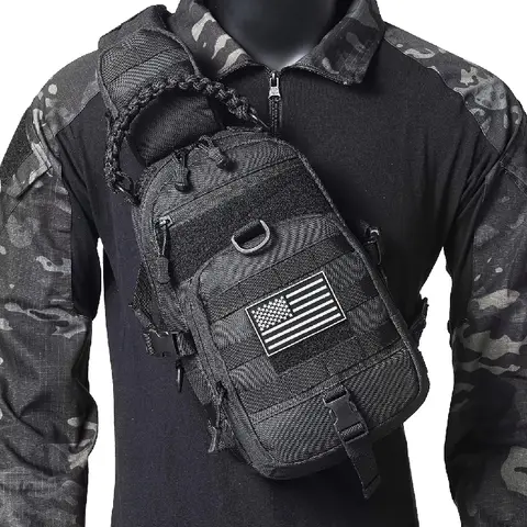 Outdoor Sports Multi functional Chest Bag Lightweight and Large Capacity Running Fitness Travel Portable Chest Backpack