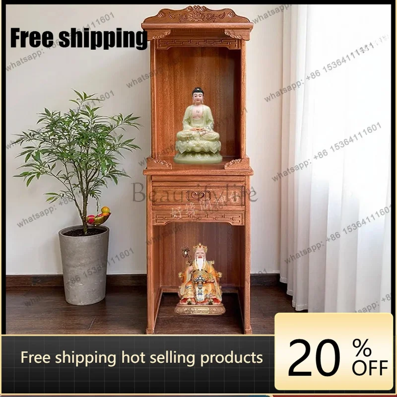 Factory Direct New Buddhist cabinet offering table, shrine god placed shrine, Guanyin Bodhisattva