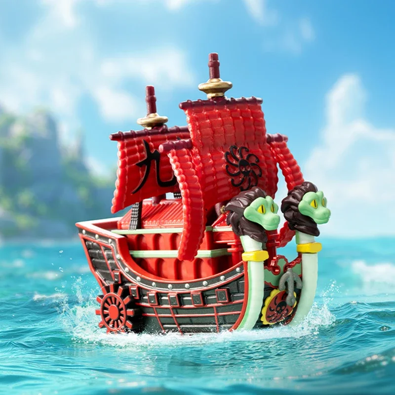 POP MART Original ONE PIECE THE GRAND LINE SERIES VEHICLES Blind Box Toy for Collection Home Decoration Ornaments Surprise Gifts