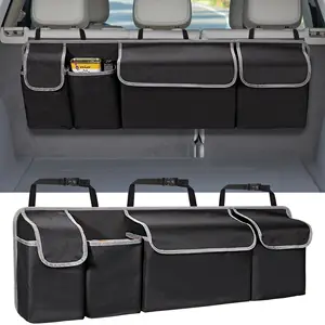 Car Trunk Organizer for SUV Backseat Hanging Organizer for SUV Truck MPV Upgrade Back Seat Storage Bags with 4 Pockets 39 14inch AliExpress
