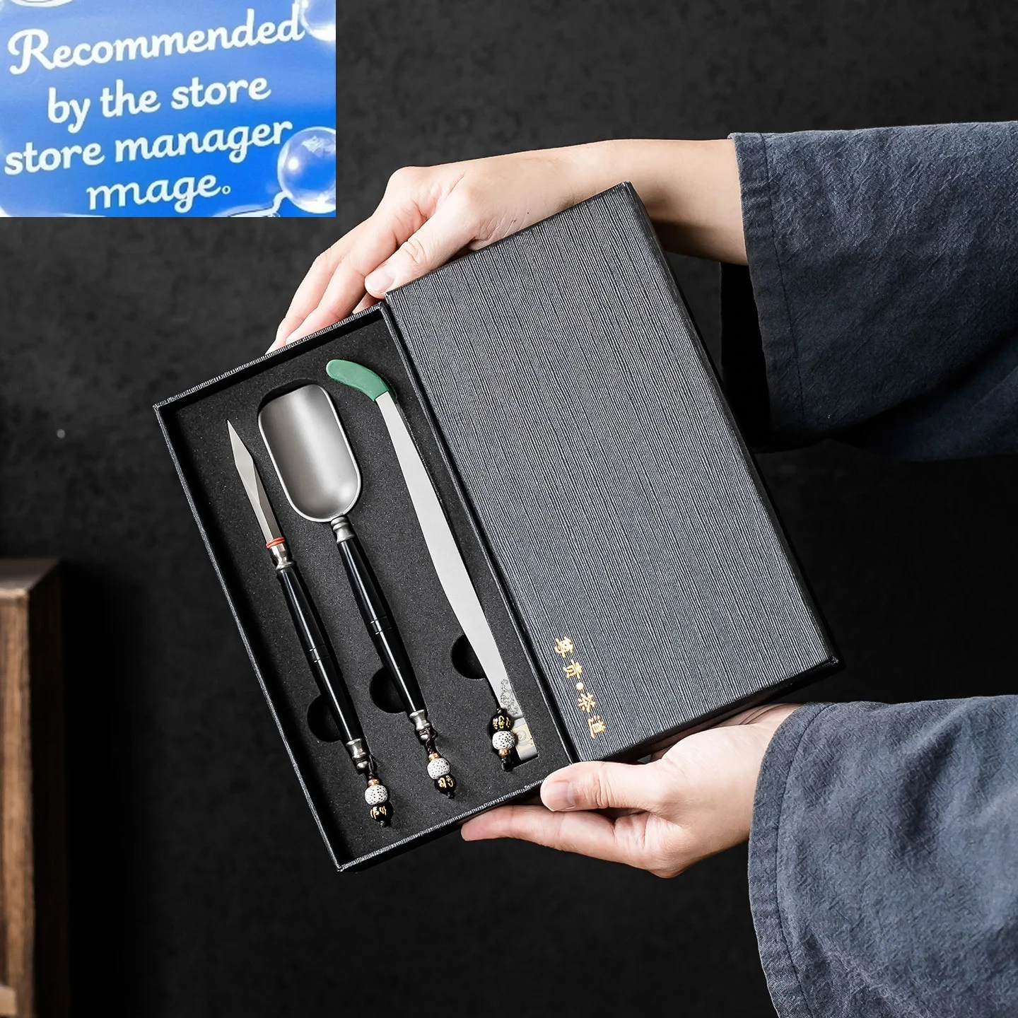 

Совок для чая из чистого титана, лопатка для чая, инструмент для чая, металлическая лопата для шести мужских аксессуаров