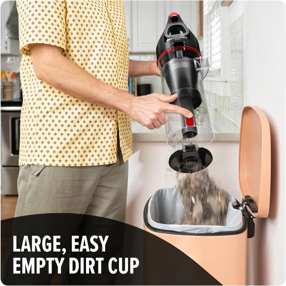 Multi-Surface+ Upright Bagless Vacuum Cleaner for Carpet and Hard Floor, Powerful, Lightweight