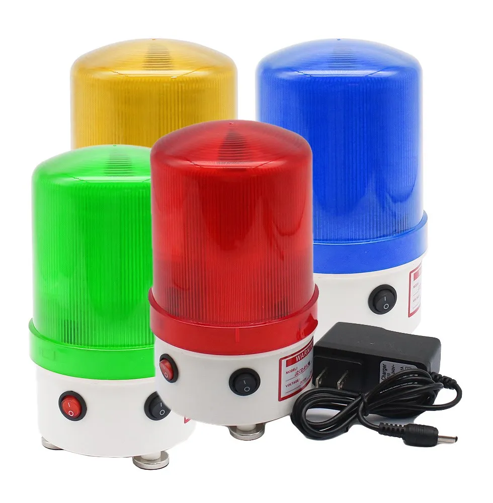 Led audible and visual alarm 220v24v12v rotary warning light LED audible and visual integrated alarm indicator light