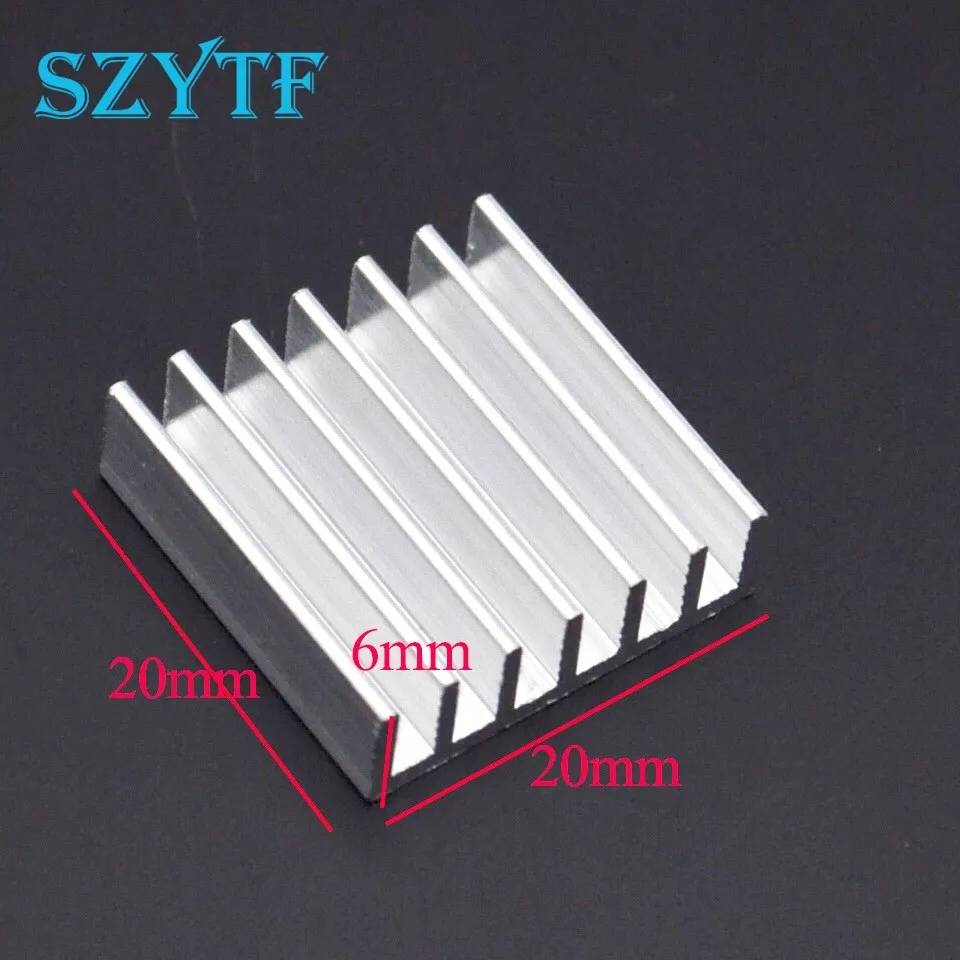 

5pcs Heat sink 20*20*6MM (silver) high-quality radiator