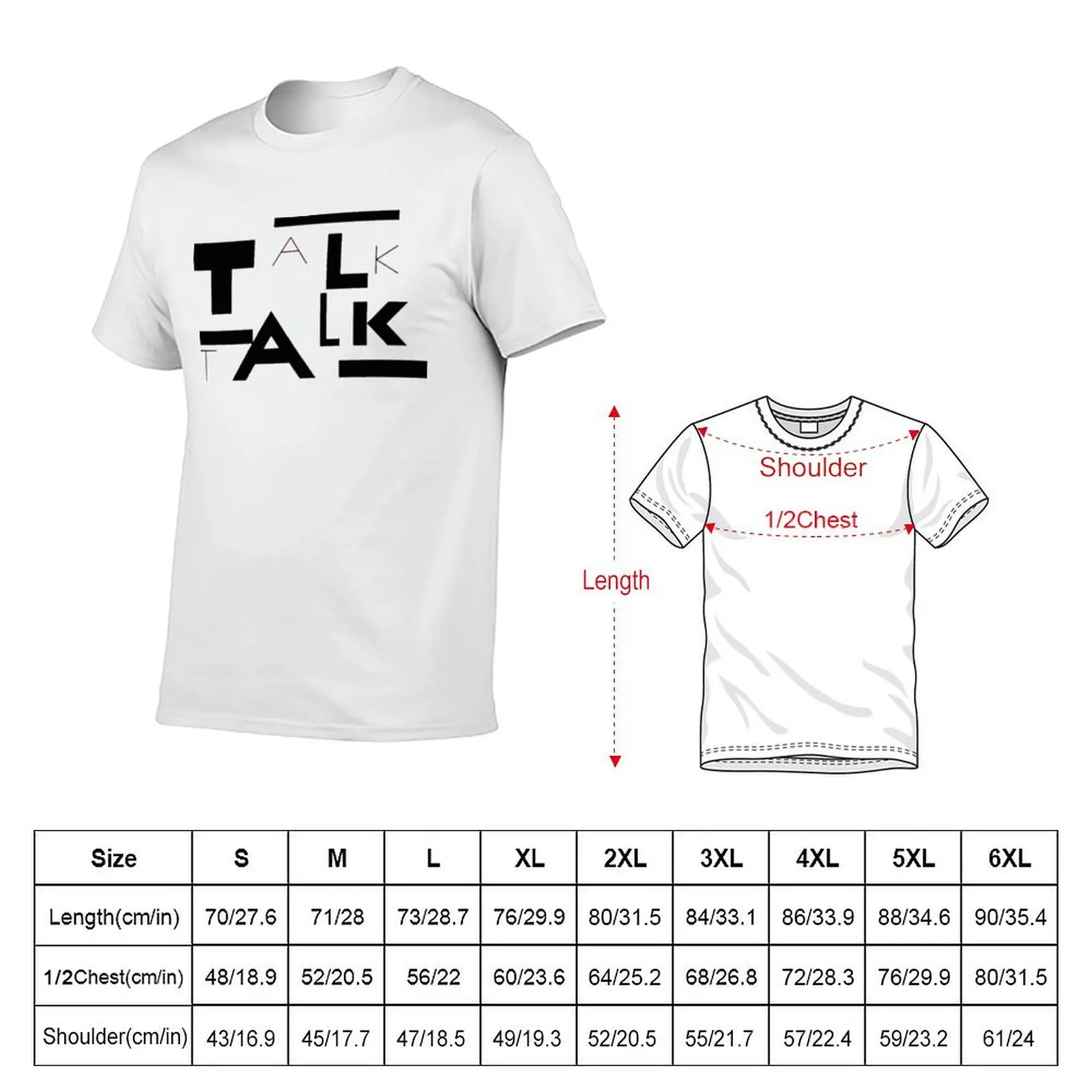 Talk Talk Essential T-Shirt t shirt men 100% cotton luxury brand man graphic t shirt t shirts for man pack cotton T-shirt