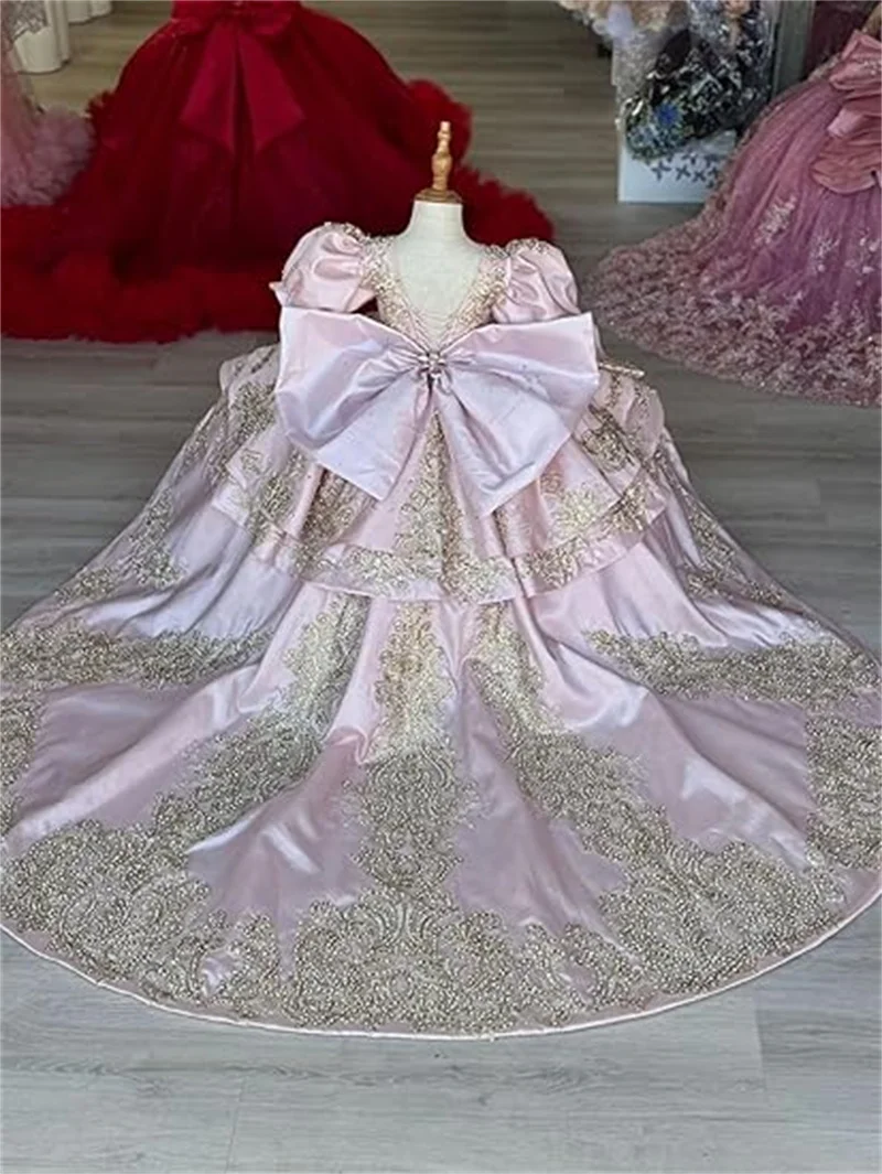 abito-da-damigella-d'onore-personalizzato-in-raso-rosa-con-applicazioni-dorate-lungo-fino-al-pavimento-classico-per-compleanno-prima-comunione-concorso-di-bellezza