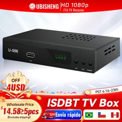 1/2/3pcs Chile Brazil ISDB-T Digital TV Tuner HD 1080P ISDBT Set Top Box FTA ISDBT TV Receiver South America Digital TV Recoding