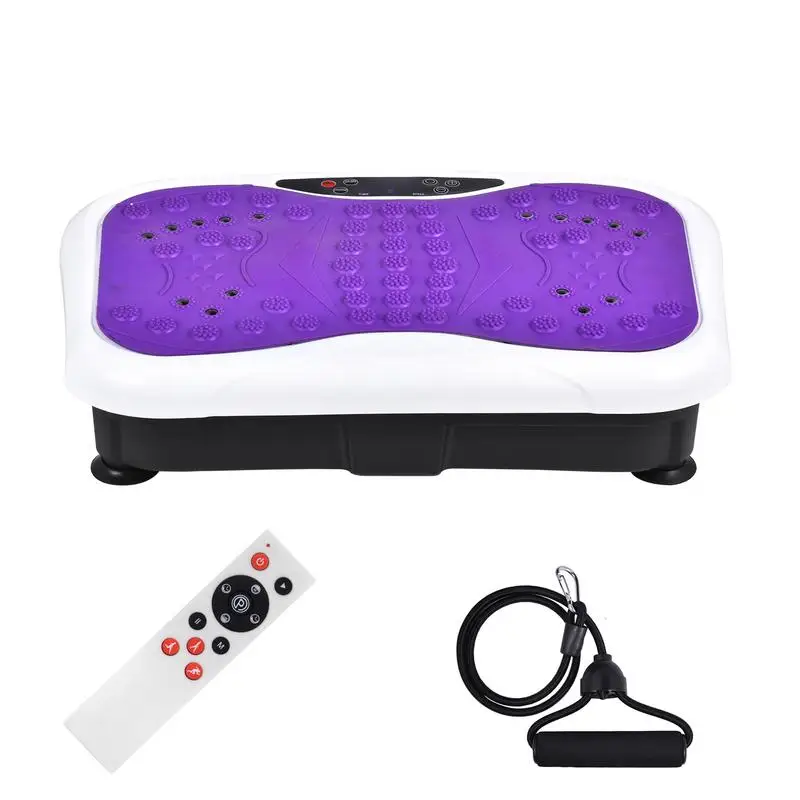 Vibration Plate Exercise Machine Electric Vibration Exercise Plate Rich And Efficient Slimming Tool For Gym Apartment Home And