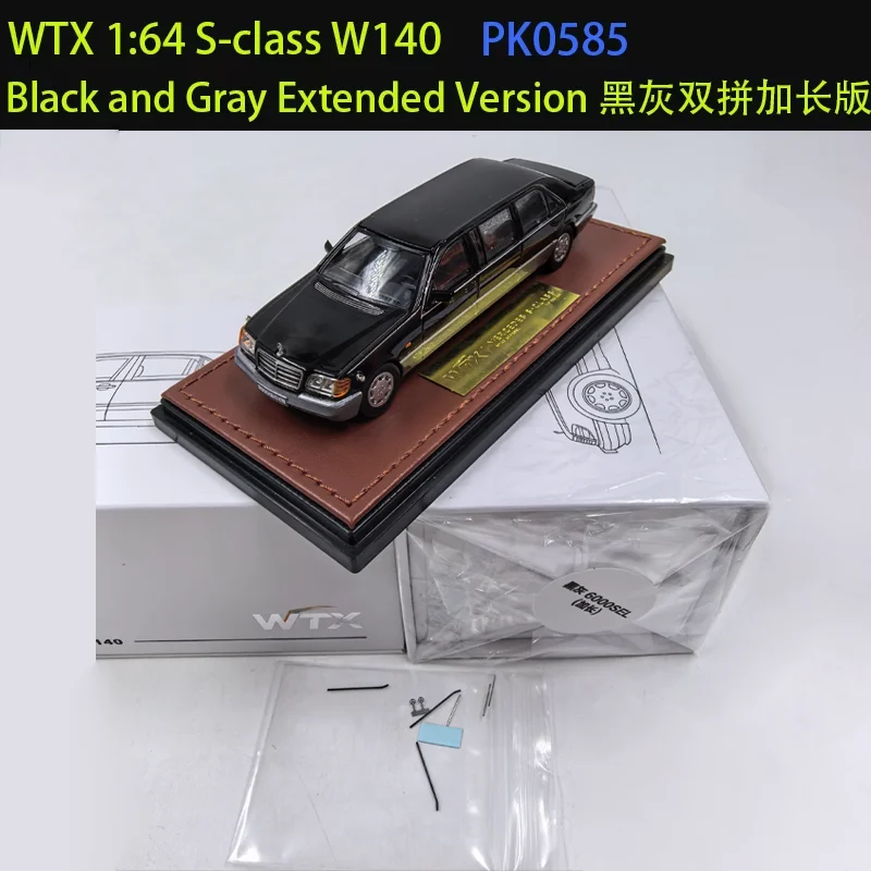 WTX 1:64 S-klasse W140 Legering automodel Klassiekers Souvenir voor volwassenen Hobby & speelgoed