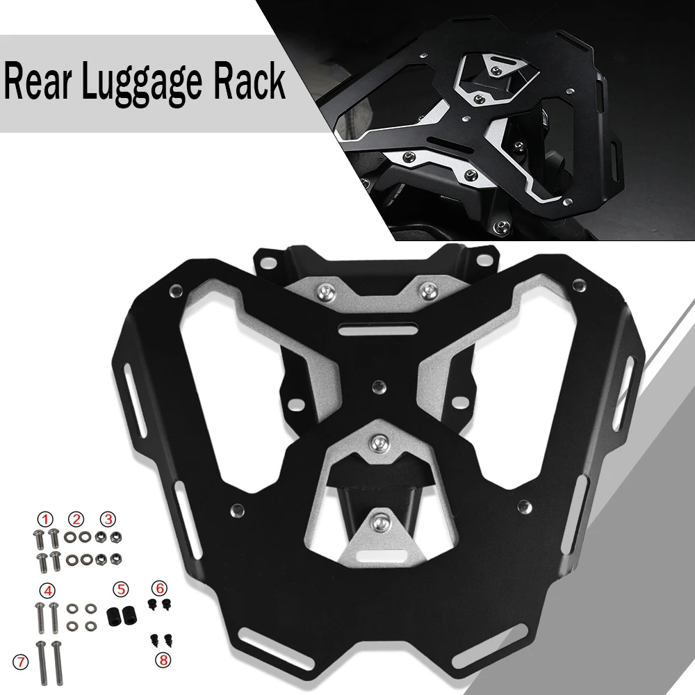 FIt For KTM 790 890 1050 1190 adv R 2019-1290 Super ADV /S/R/T Rear Luggage Rack Top Case Plate Bracket For Husqvarna NORDEN 901