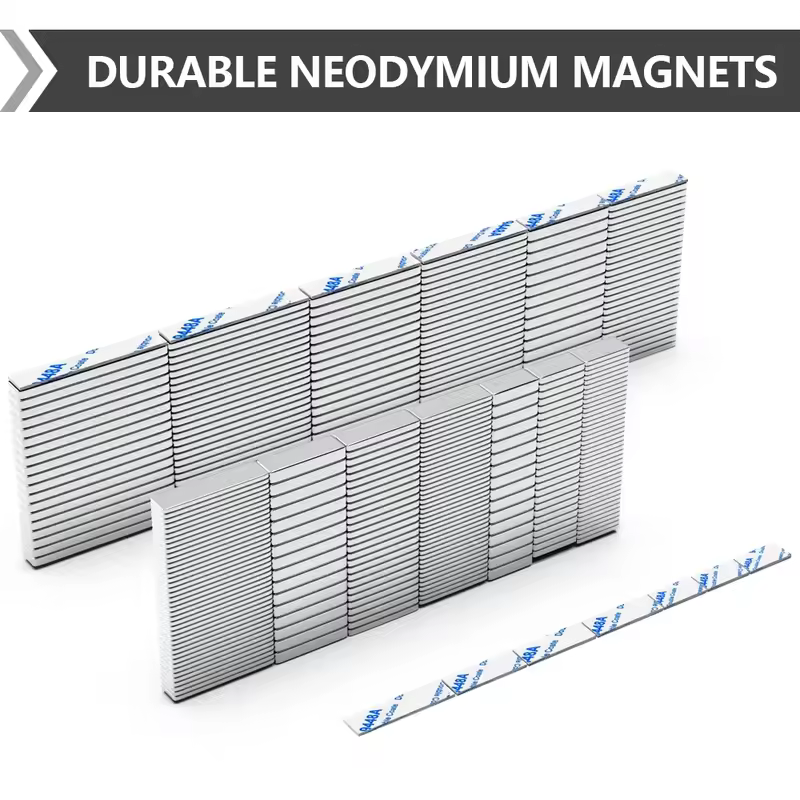 Super Powerful Magnet Neodymium With double-sided adhesive Magnet Block NdfeB N35 Strong Permanent Magnetic imanes Refrigerator - Image 5