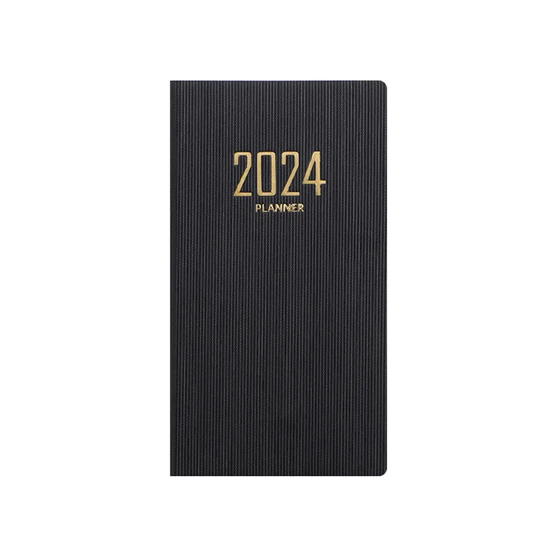 2024 A6 Pocket Notebook 365 Days Notepad Diary Notebook Day Week Month Planner Office School Stationery